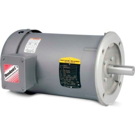 BALDOR-RELIANCE Baldor-Reliance 50 Hertz Motor, VM3538-57, 3 PH, 0.5 HP, 1425 IP44 RPM, 230/400 Volts, TEFC, 56C Frame VM3538-57